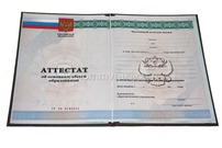 Аттестат 11 класс 2010–2013